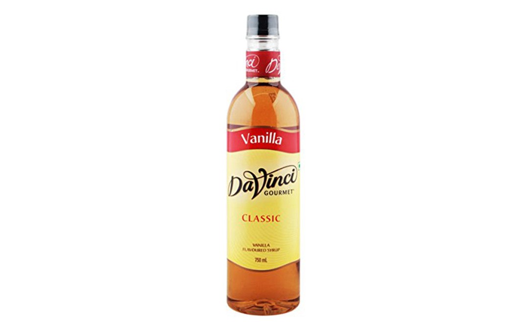 Davinci Classic Vanilla Flavoured Syrup  Glass Bottle  750 millilitre